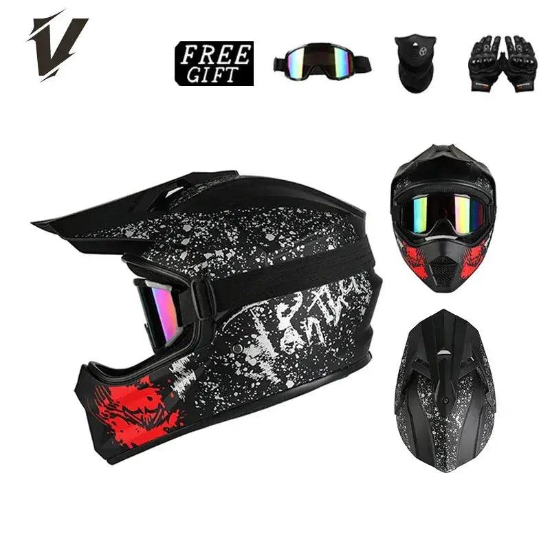  Motocross Helmet Unisex Downhill ABS Enhanced Safety -  ToylandEU™