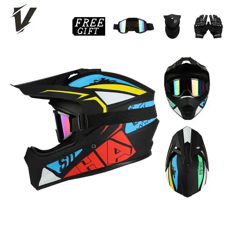  Motocross Helmet Unisex Downhill ABS Enhanced Safety -  ToylandEU™
