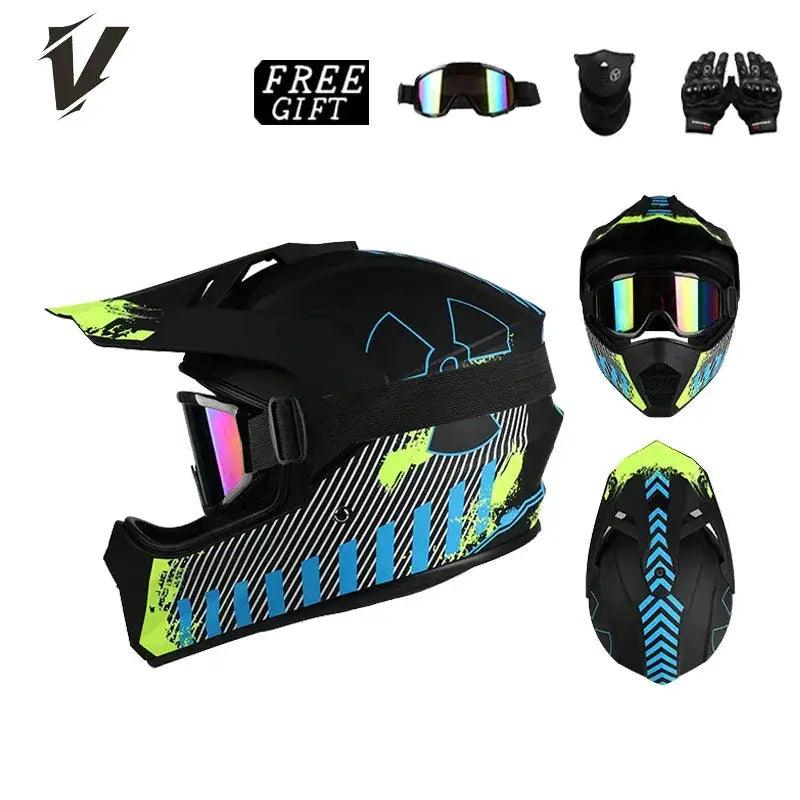  Motocross Helmet Unisex Downhill ABS Enhanced Safety -  ToylandEU™