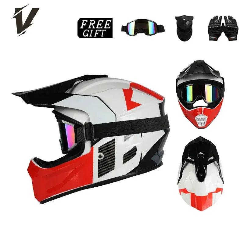  Motocross Helmet Unisex Downhill ABS Enhanced Safety -  ToylandEU™