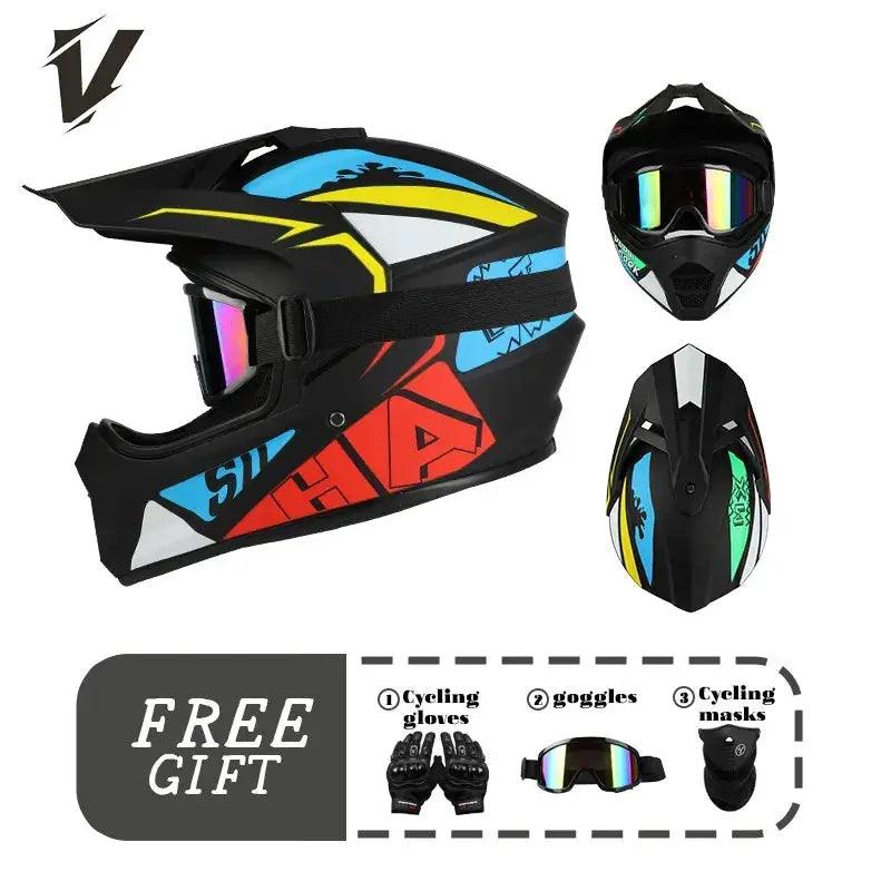  Motocross Helmet Unisex Downhill ABS Enhanced Safety -  ToylandEU™