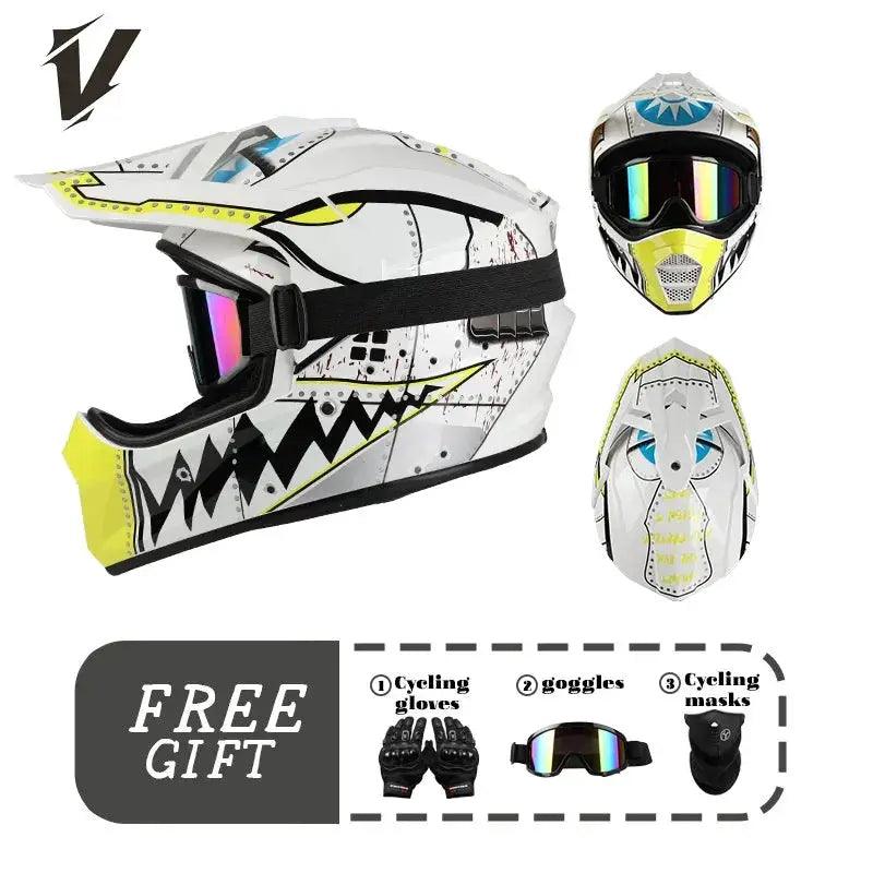  Motocross Helmet Unisex Downhill ABS Enhanced Safety -  ToylandEU™