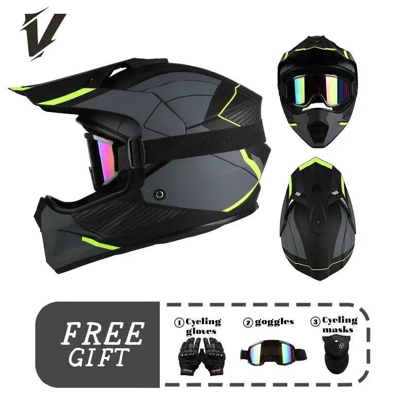  Motocross Helmet Unisex Downhill ABS Enhanced Safety -  ToylandEU™