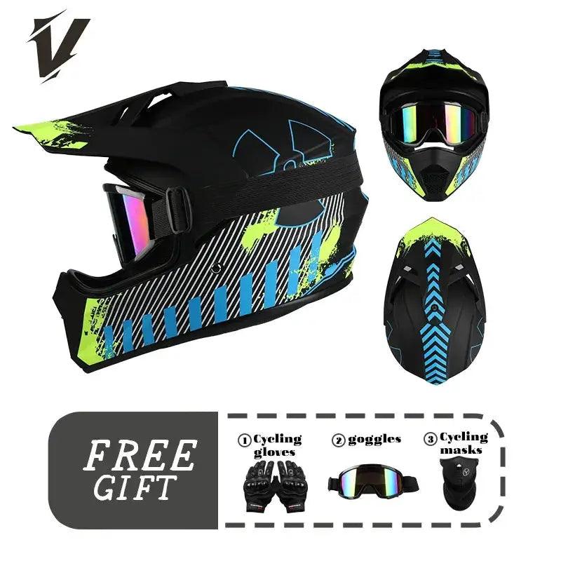  Motocross Helmet Unisex Downhill ABS Enhanced Safety -  ToylandEU™