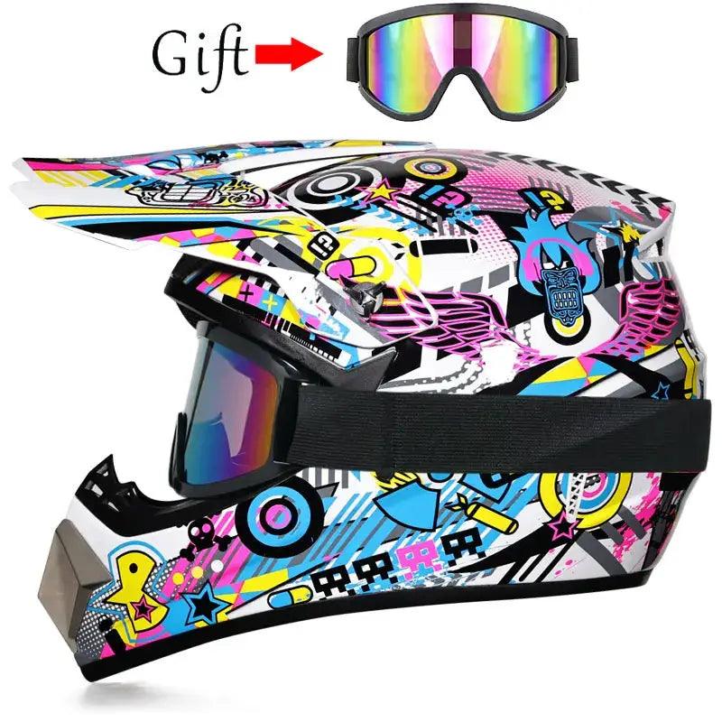  Kids Motocross Helmet Off Road Dirt Bike Dot Certified -  ToylandEU™