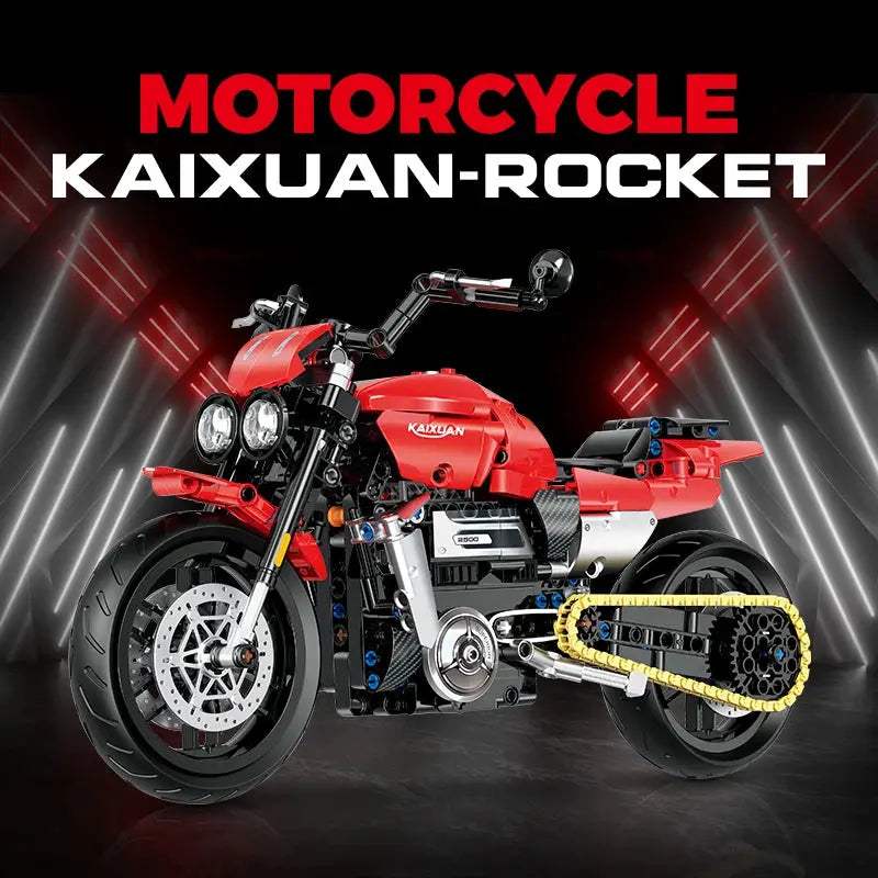 2026 MOC Technical Classic Motorbike Building Blocks DIY Model City Racer Bricks Toy for Kid Boy Adult Birthday gift toy - ToylandEU