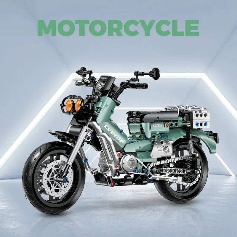 2026 MOC Technical Classic Motorbike Building Blocks DIY Model City Racer Bricks Toy for Kid Boy Adult Birthday gift toy - ToylandEU