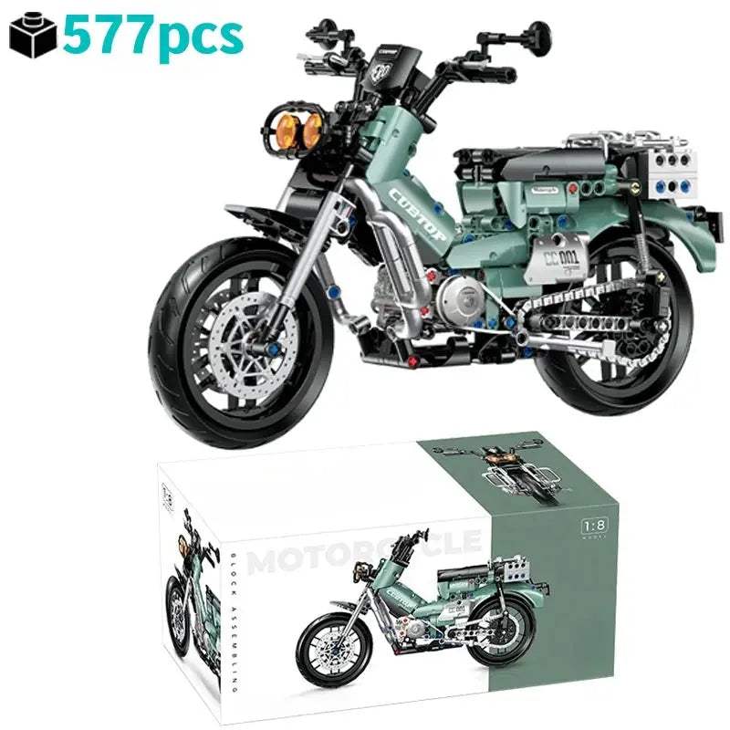 2026 MOC Technical Classic Motorbike Building Blocks DIY Model City Racer Bricks Toy for Kid Boy Adult Birthday gift toy - ToylandEU