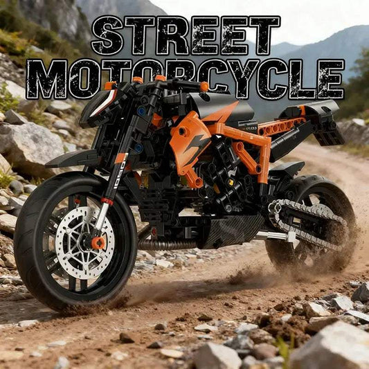  Motorbike Model Building Blocks Set Street Racing Pro -  ToylandEU™