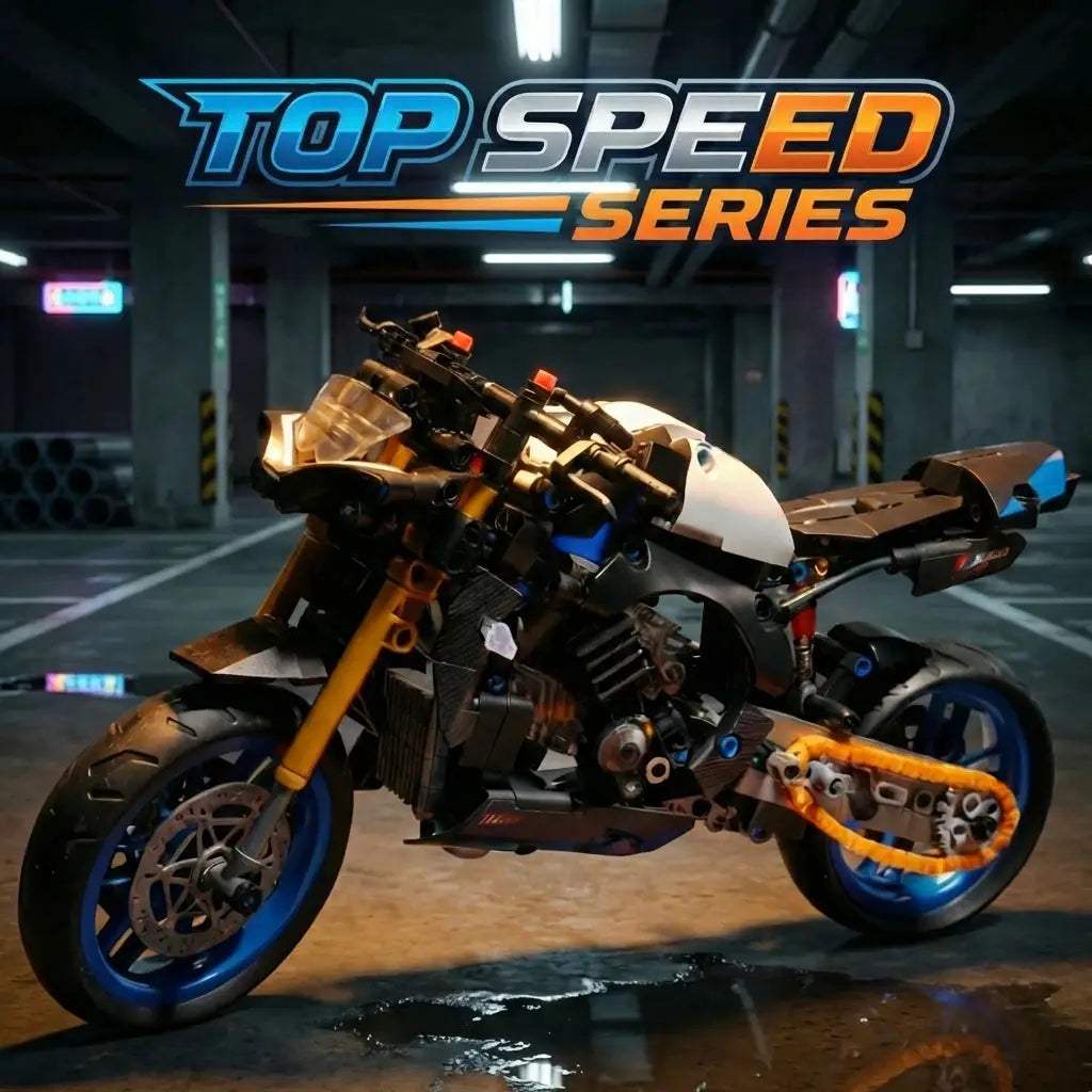  Motorbike Model Building Blocks 580 Pieces -  ToylandEU™