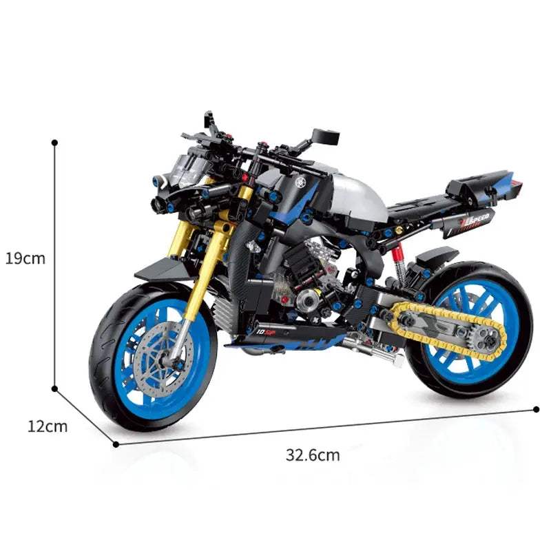  Motorbike Model Building Blocks 580 Pieces -  ToylandEU™