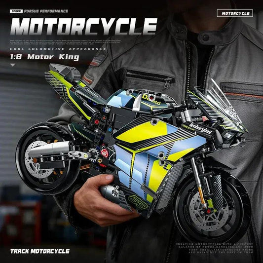  Motorbike Model Kit for Adults Premium Building Blocks -  ToylandEU™