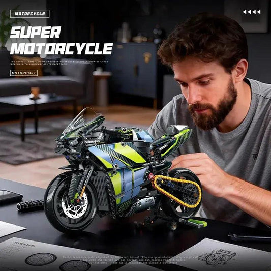  Motorbike Model Kit for Adults Premium Building Blocks -  ToylandEU™