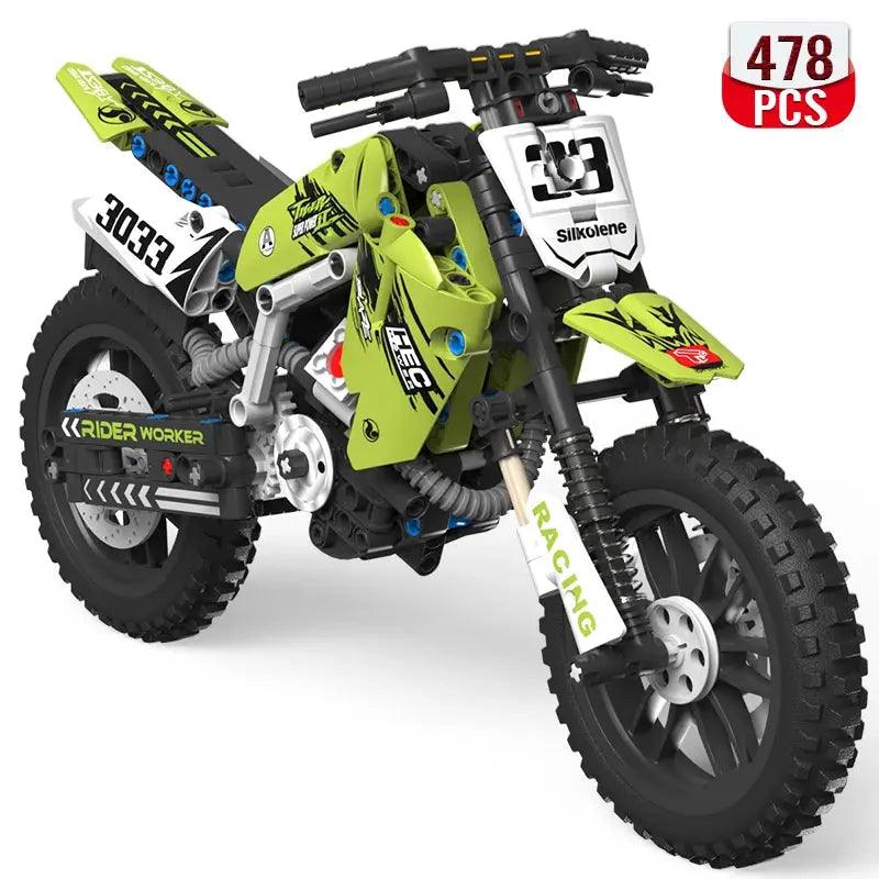 Motorcycle Building Block Kit Lego Compatible Learning -  ToylandEU™
