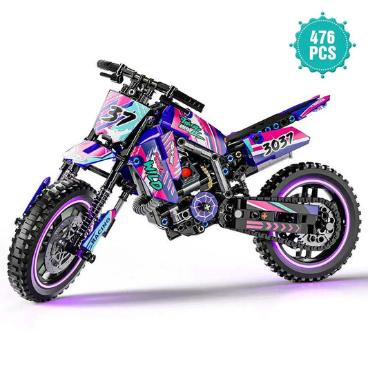  Motorcycle Building Block Set STEM Education Kit Safe -  ToylandEU™