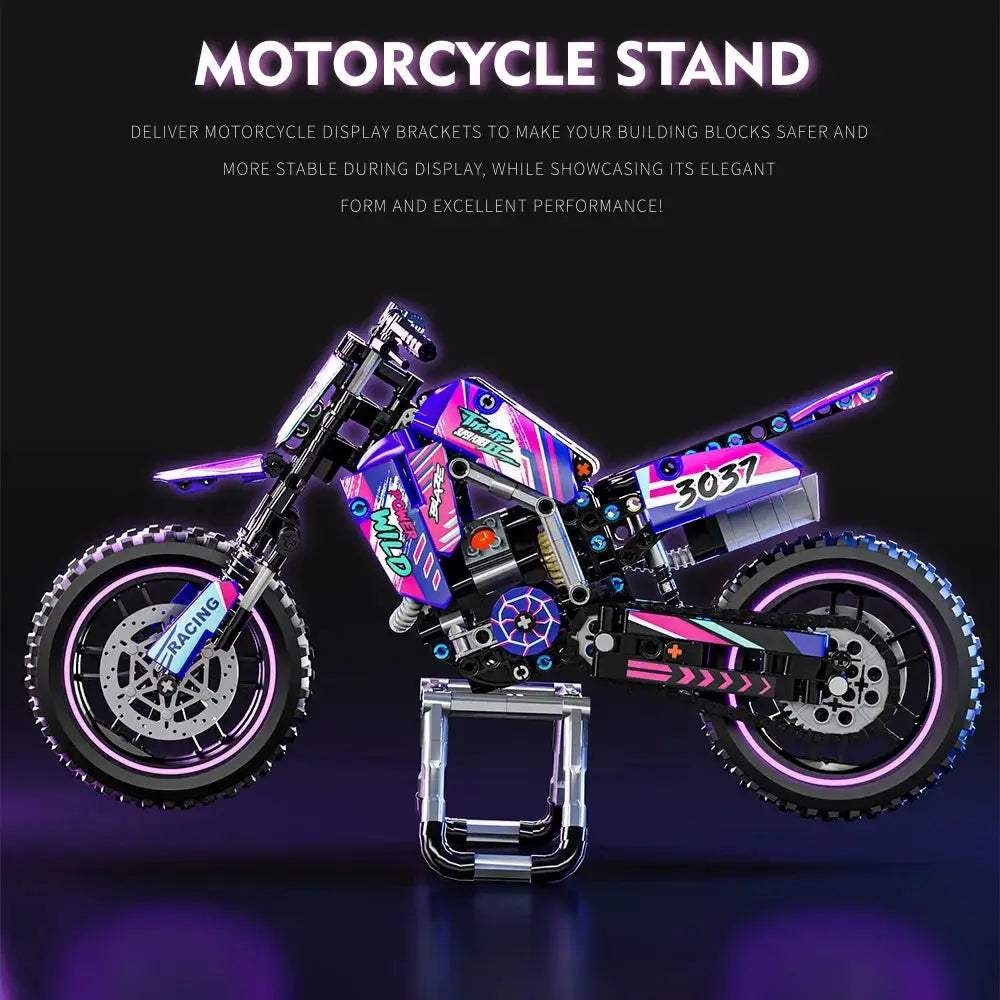  Motorcycle Building Block Set STEM Education Kit Safe -  ToylandEU™