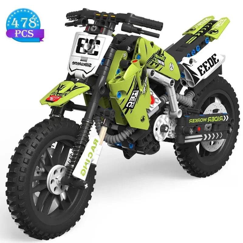  Motorcycle Building Block Set STEM Education Kit Safe -  ToylandEU™
