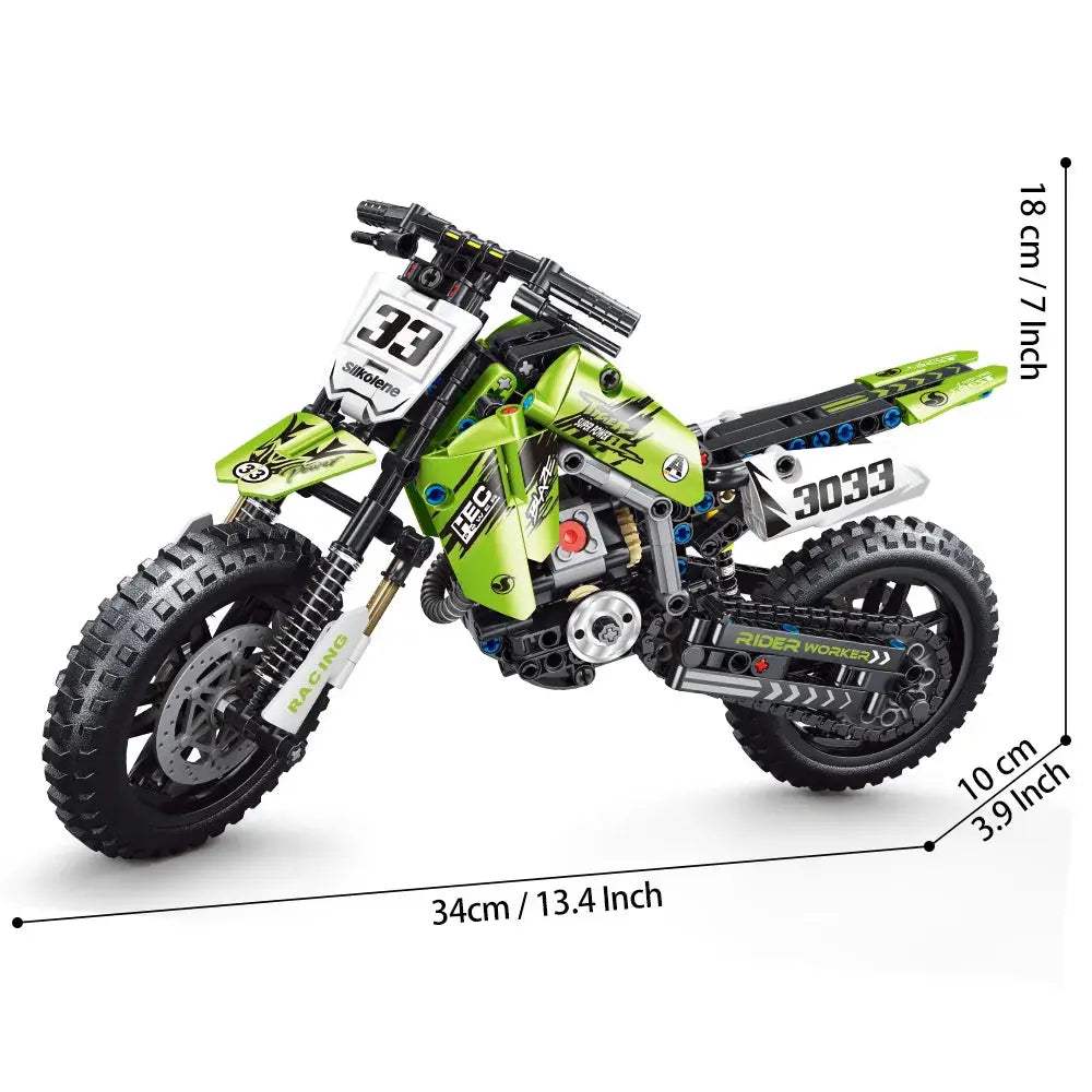  Motorcycle Building Block Set STEM Education Kit Safe -  ToylandEU™