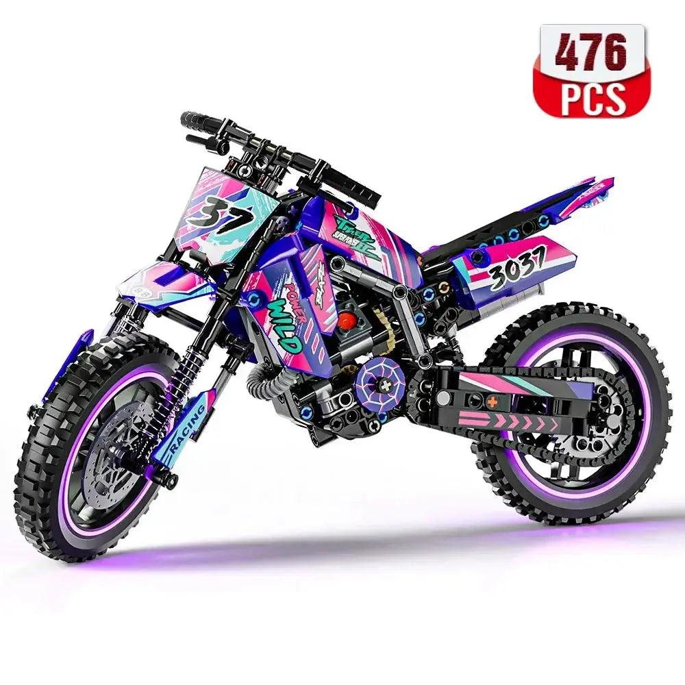  Motorcycle Building Block Set STEM Education Kit Safe -  ToylandEU™