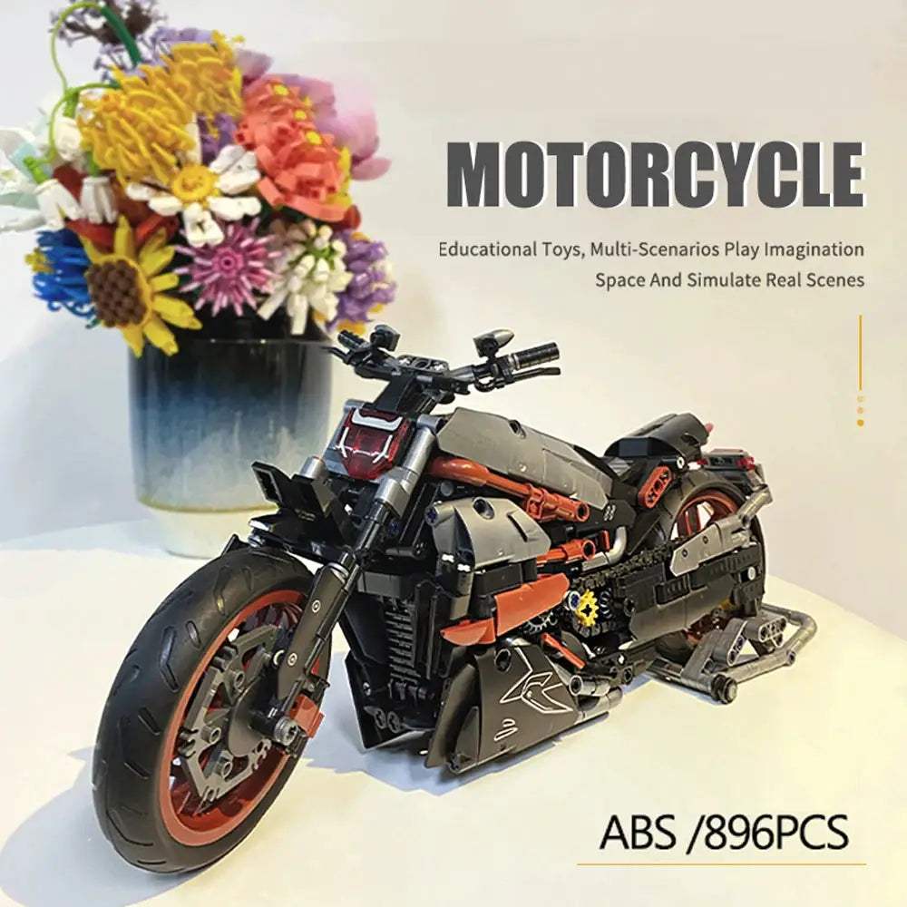  Motorcycle Building Blocks Educational Toy Gift 1260S -  ToylandEU™