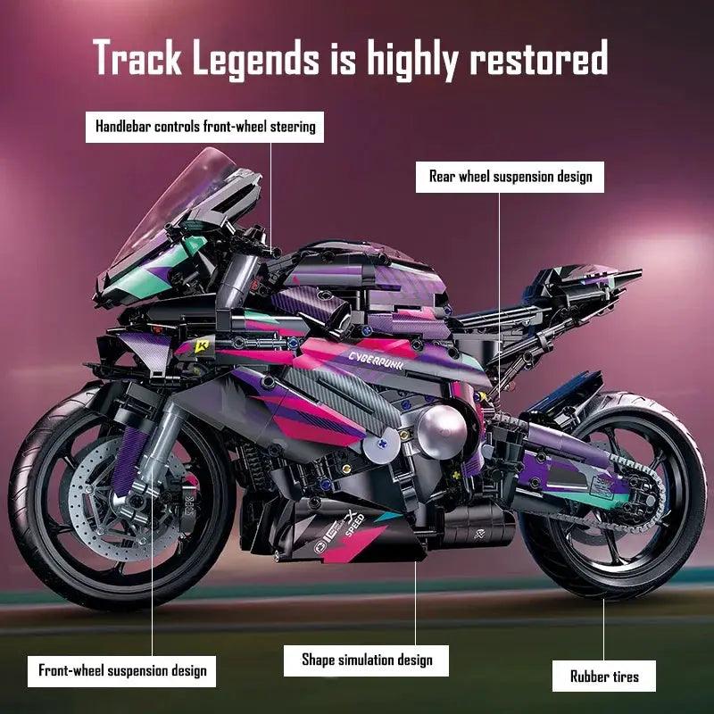  Motorcycle Building Blocks 2096Pcs Creative Builders -  ToylandEU™