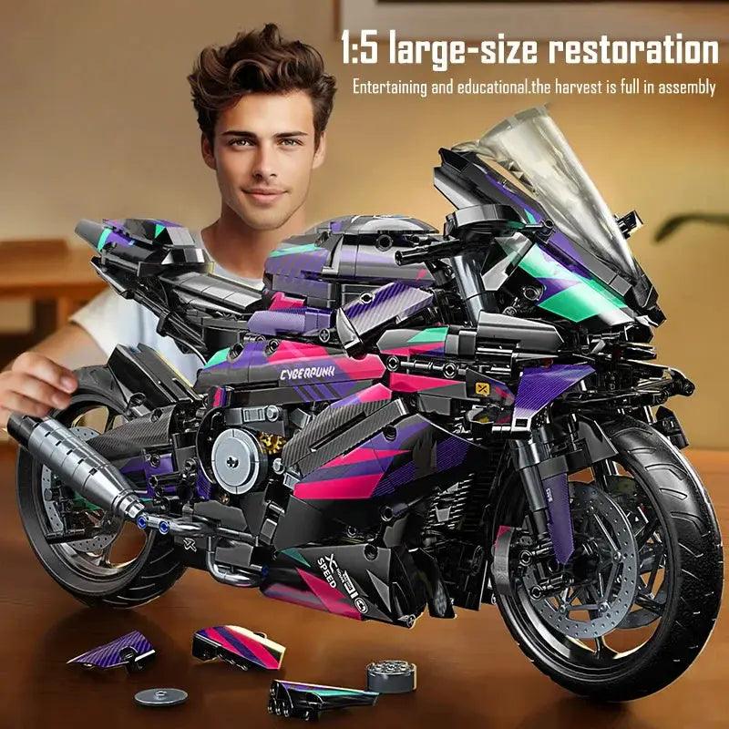  Motorcycle Building Blocks 2096Pcs Creative Builders -  ToylandEU™