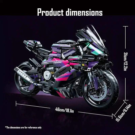  Motorcycle Building Blocks 2096Pcs Creative Builders -  ToylandEU™