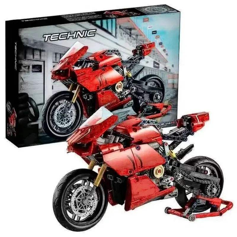  Motorcycle Building Blocks 646 Piece Lego Compatible STEM -  ToylandEU™