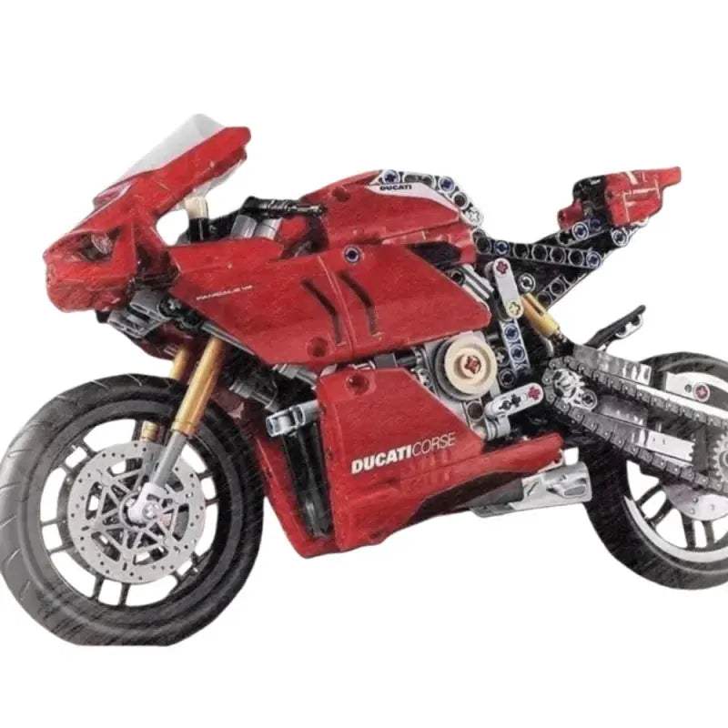  Motorcycle Building Blocks 646 Piece Lego Compatible STEM -  ToylandEU™
