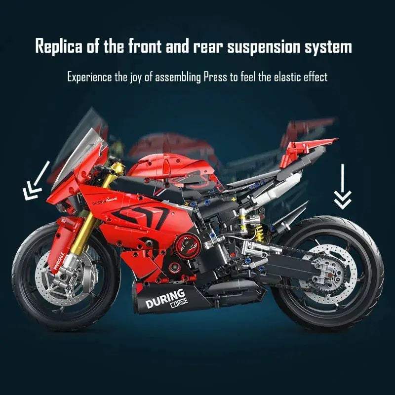 Motorcycle Building Blocks Educational Kit 2024 Pieces For Kids - ToylandEU