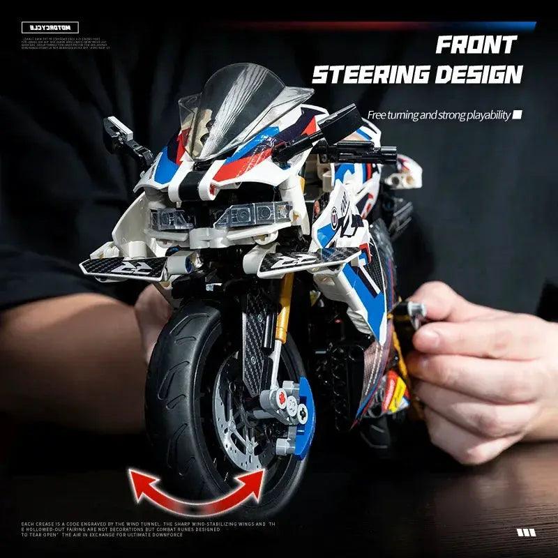  Motorcycle Building Blocks For Kids Racing Model Kit -  ToylandEU™