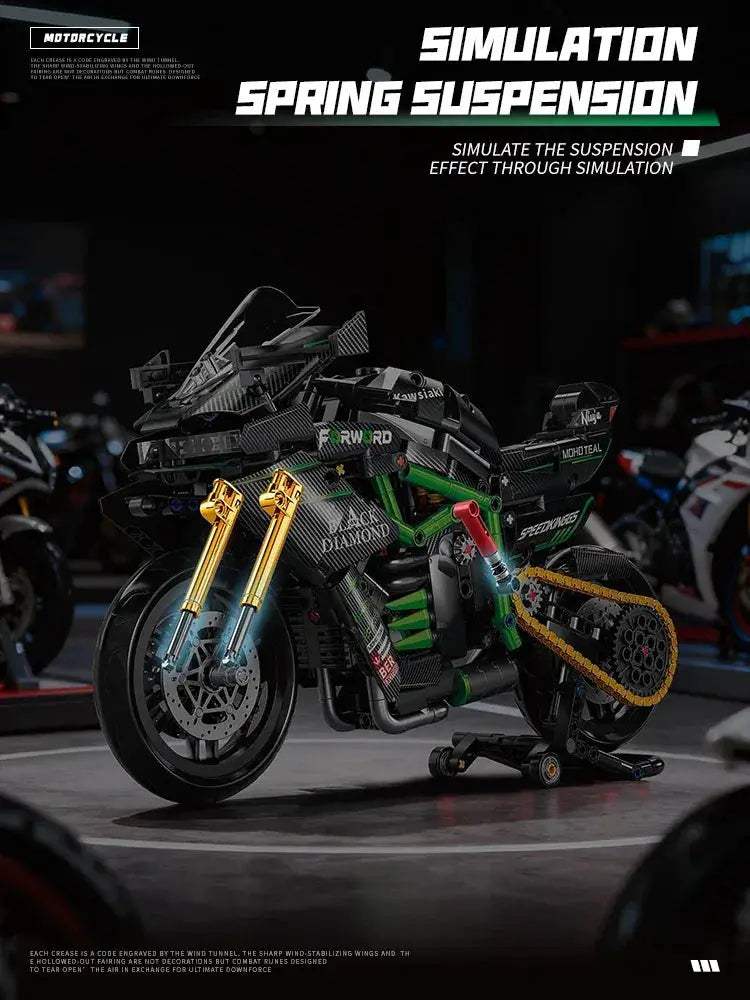 Motorcycle Building Blocks H5 Plus M1000rr Lego Compatible - ToylandEU