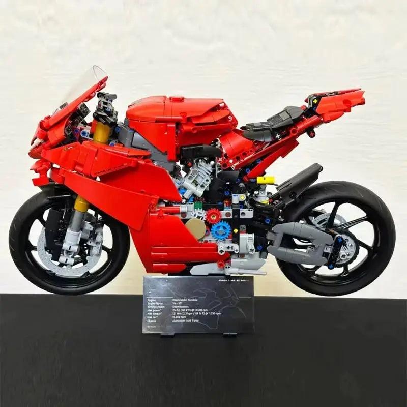  Motorcycle Building Blocks Lego Compatible Racing Kit -  ToylandEU™