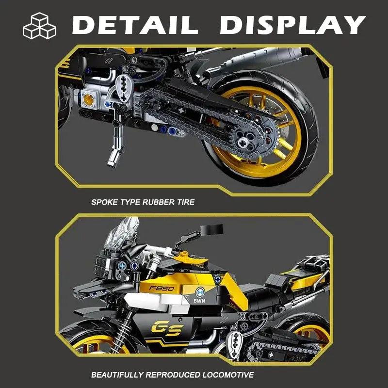  Motorcycle Building Blocks Model Kit For Kids Gift -  ToylandEU™