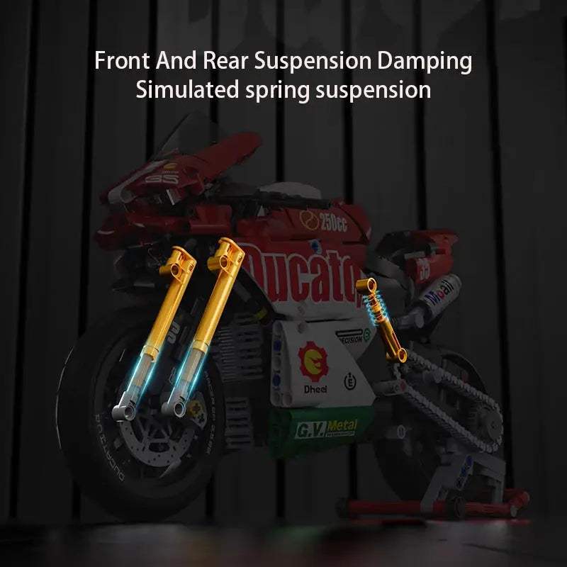  Motorcycle Building Blocks STEM Kit for Educational Fun -  ToylandEU™