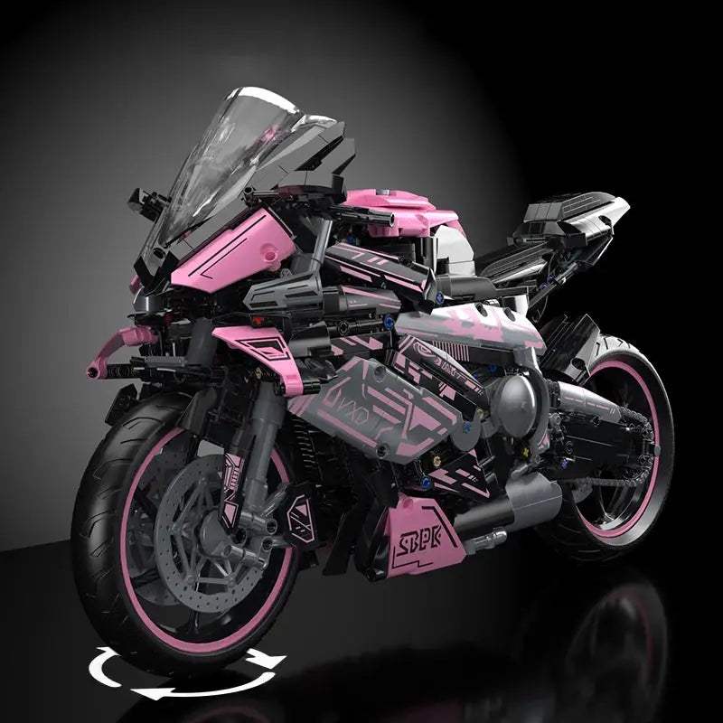  Motorcycle Building Blocks Set 2000 Pieces Racing Gift -  ToylandEU™