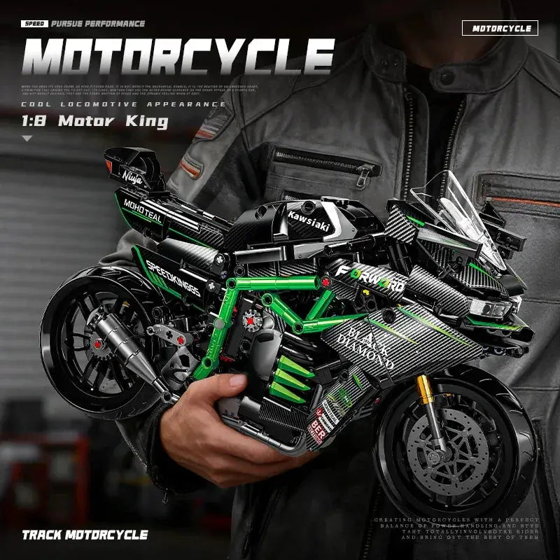 Motorcycle Building Blocks Set For Teens And Boys Racing Fun - ToylandEU