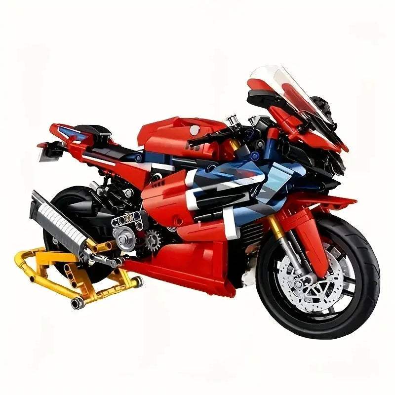  Motorcycle Building Blocks Set LEGO Compatible Safe -  ToylandEU™
