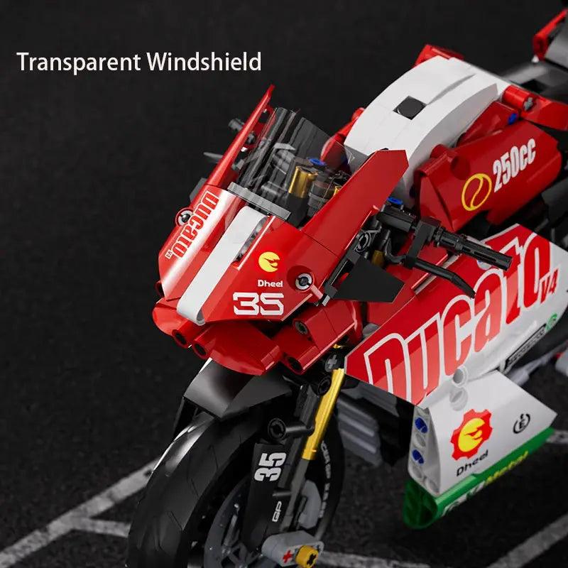  Motorcycle Building Blocks Set Lego Compatible Racing -  ToylandEU™