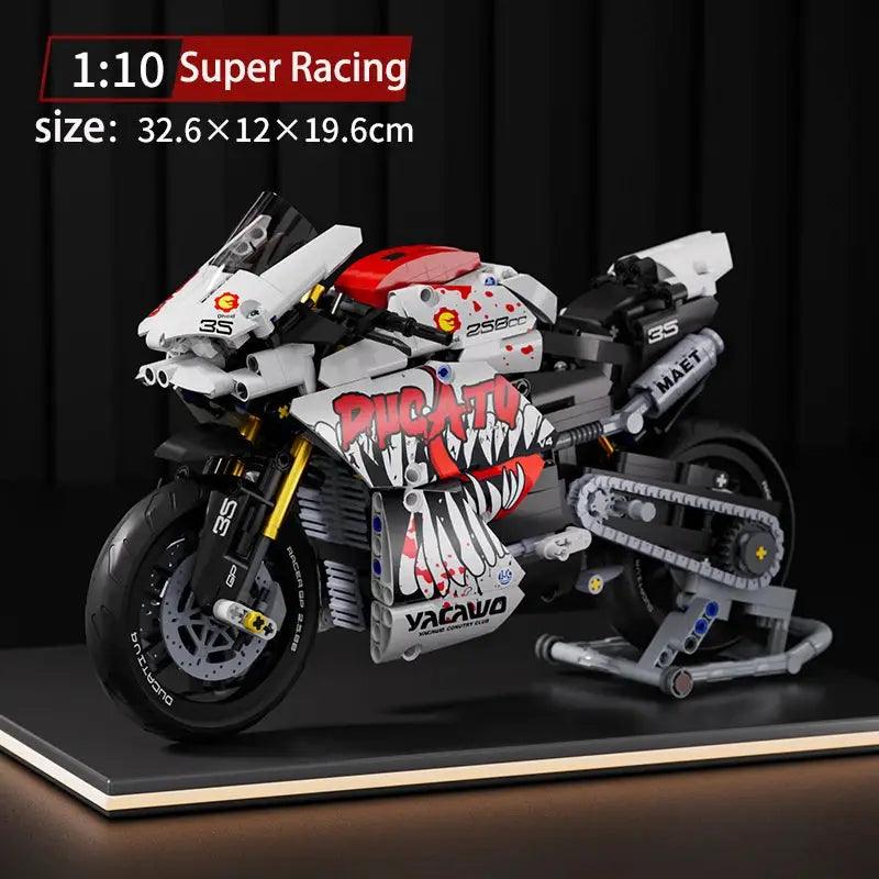  Motorcycle Building Blocks Set Lego Compatible Racing -  ToylandEU™