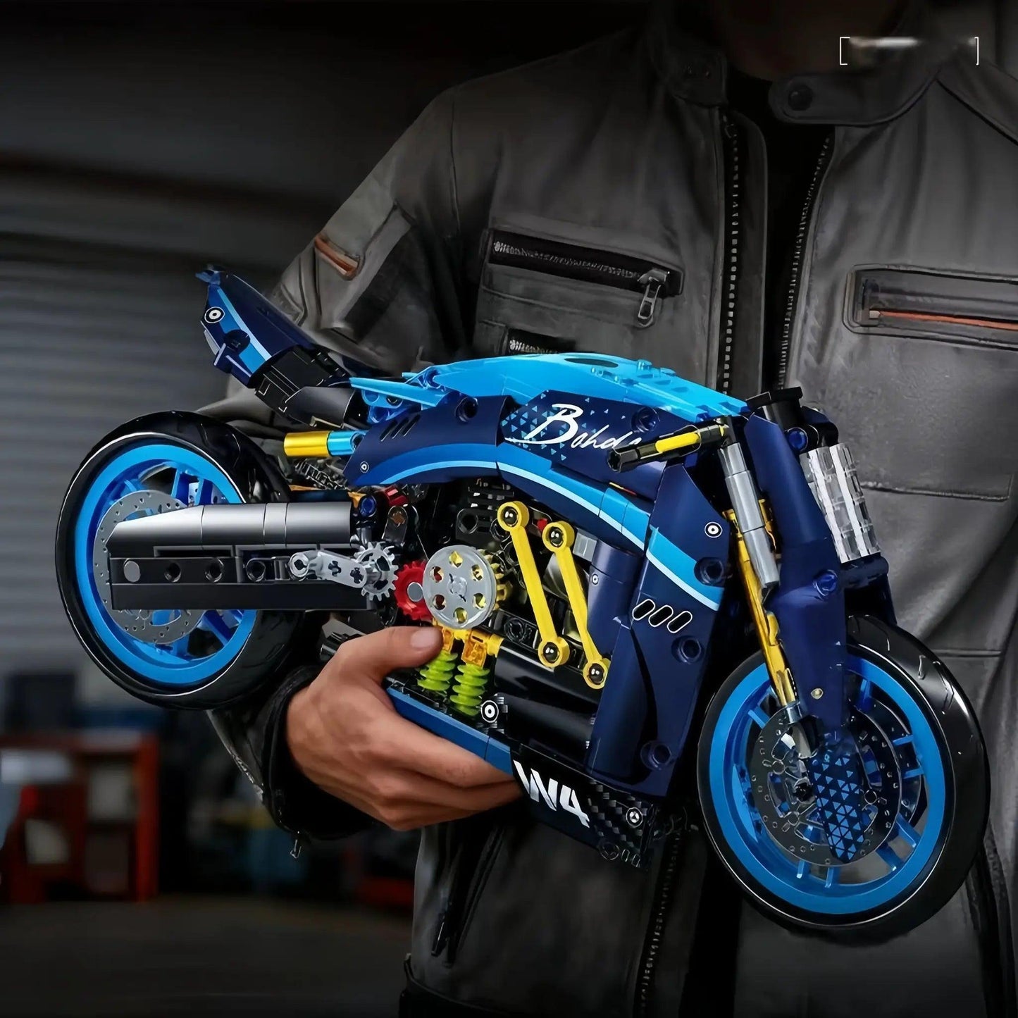  Motorcycle Building Kit Educational Toy For Kids Lego -  ToylandEU™
