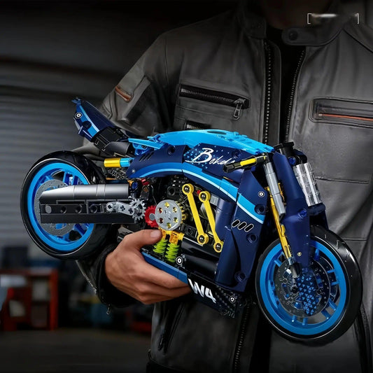  Motorcycle Building Kit Educational Toy For Kids Lego -  ToylandEU™
