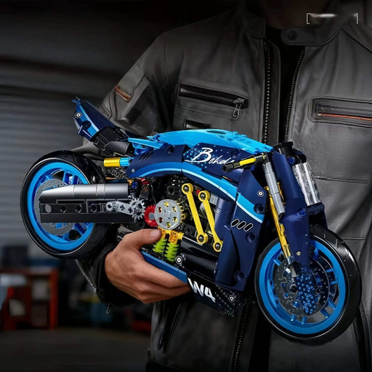  Motorcycle Building Kit Educational Toy For Kids Lego -  ToylandEU™