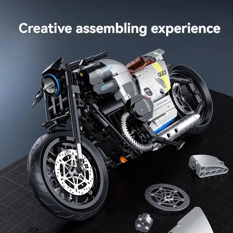  Motorcycle Model Building Blocks Lego Compatible Kit -  ToylandEU™