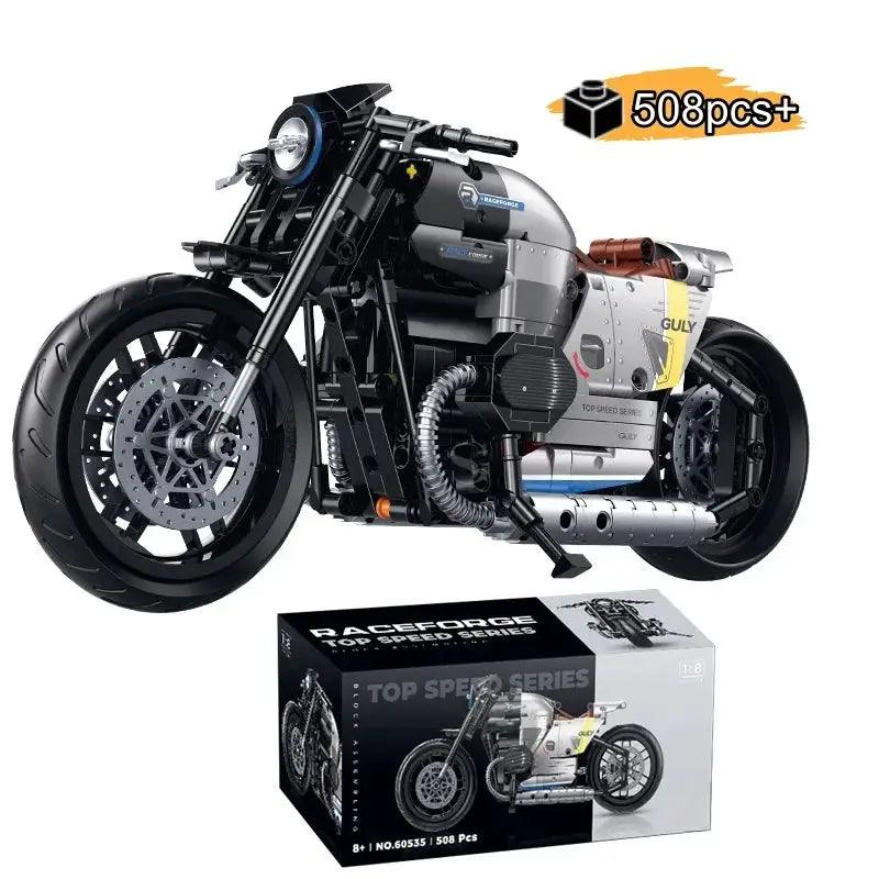 Motorcycle Model Building Blocks Lego Compatible Kit -  ToylandEU™