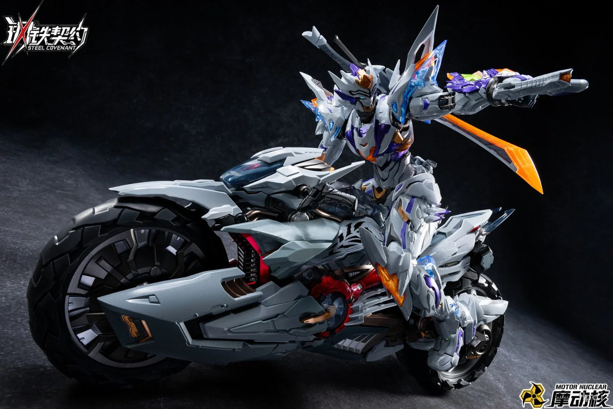 Motorcycle Model Set | 250mm White Tiger & Tiger Shark | Toylandeu™