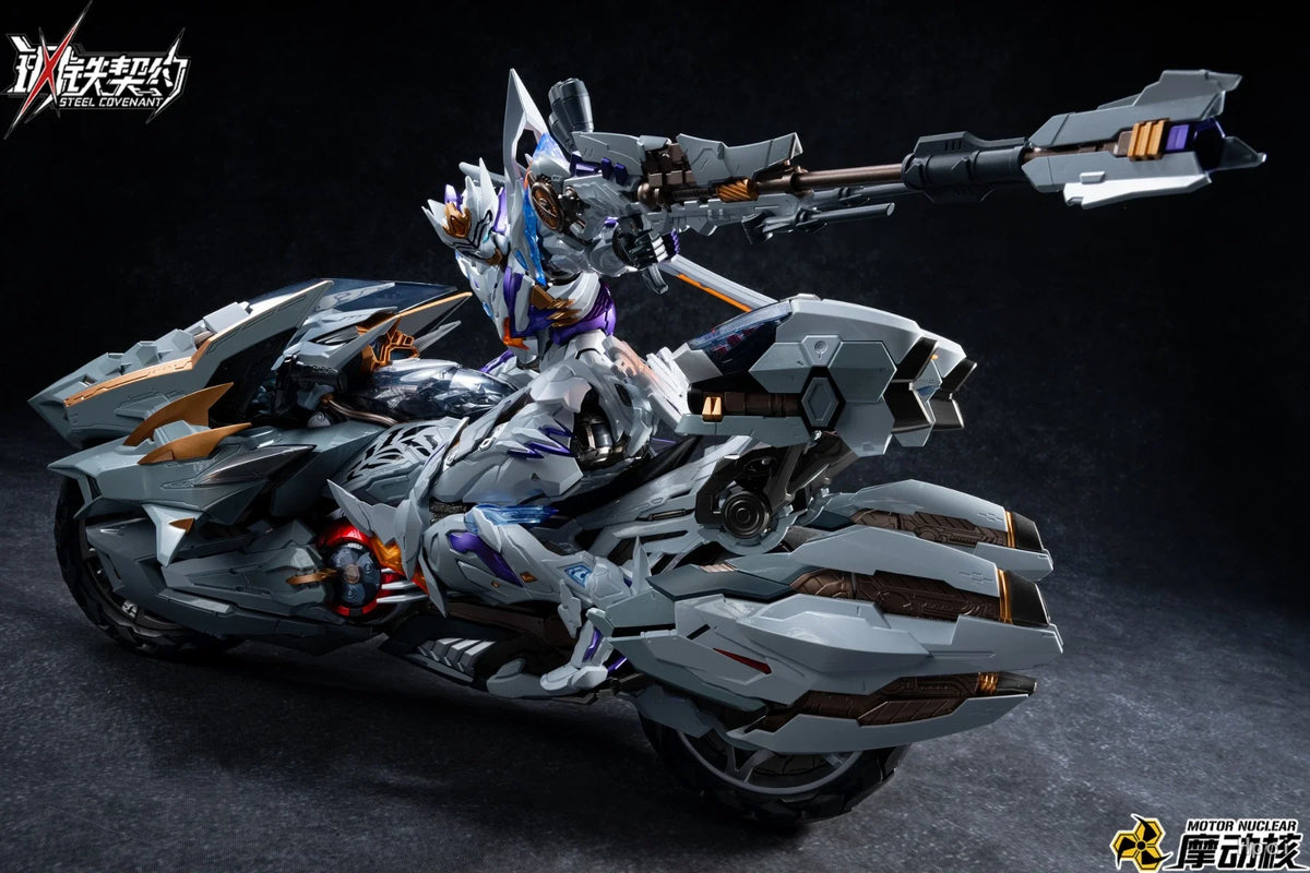 Motorcycle Model Set | 250mm White Tiger & Tiger Shark | Toylandeu™