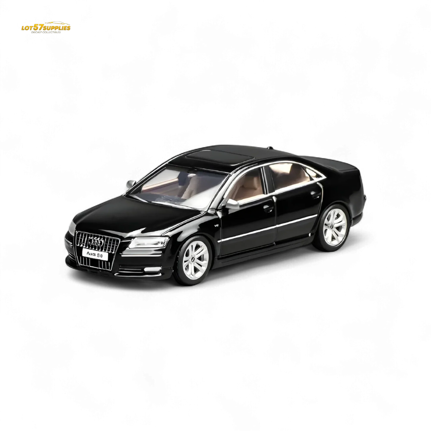 Motorhelix Audi S8 D3 Brilliant Black 1:64 - ToylandEU
