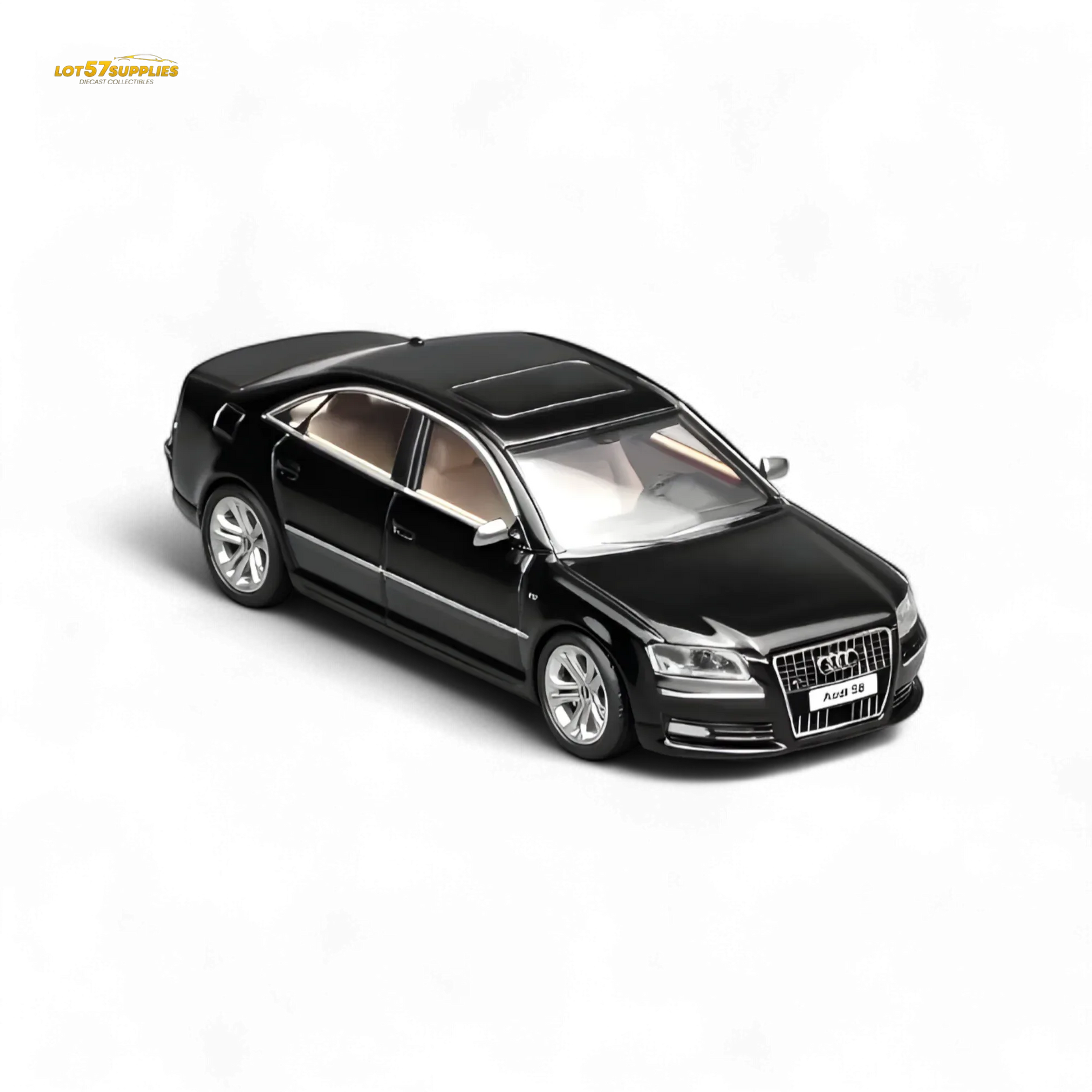 Motorhelix Audi S8 D3 Brilliant Black 1:64 - ToylandEU