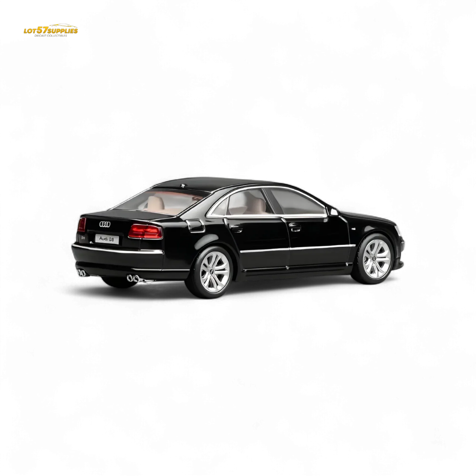Motorhelix Audi S8 D3 Brilliant Black 1:64 - ToylandEU